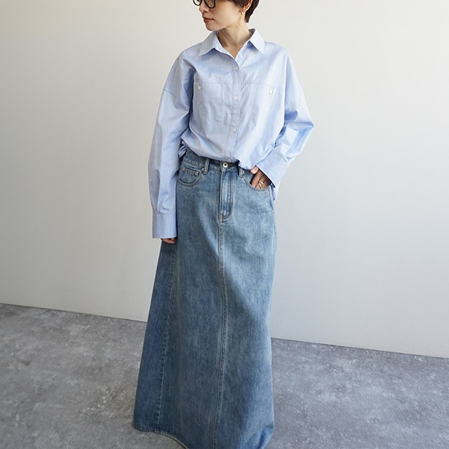 デニム調シャツ仕様書