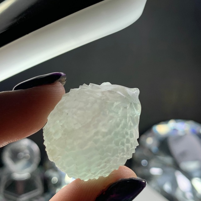 8.可愛いフローライトハリネズミさん☆ペアセット