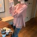 2色/バックリボンシフォンフレアブラウス ・79126