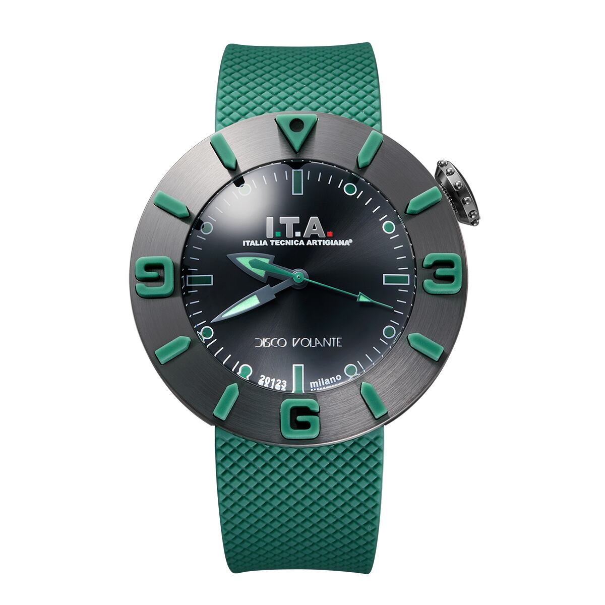 【I.T.A. アイティエー】DISCO VOLANTE ディスコ・ボランテ（グリーン）／国内正規品 腕時計
