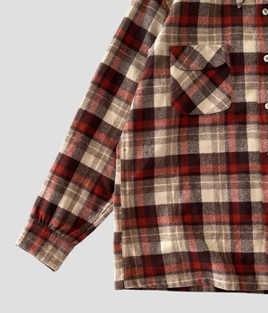 -Pendleton- Vintage 70s XL Board Shirt made in USA