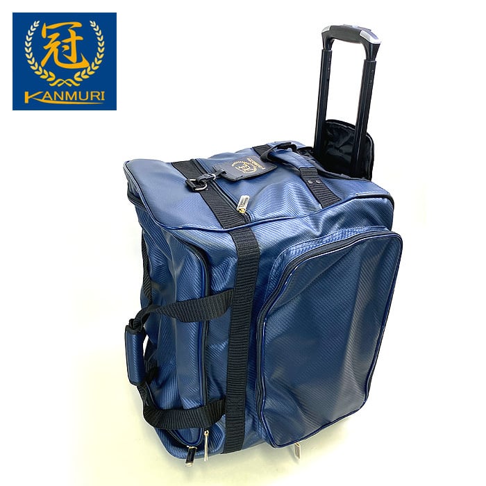 剣道 防具袋 松勘 冠 キャリーバッグ DF-70K ネーム刺繍付 | 春日武道具