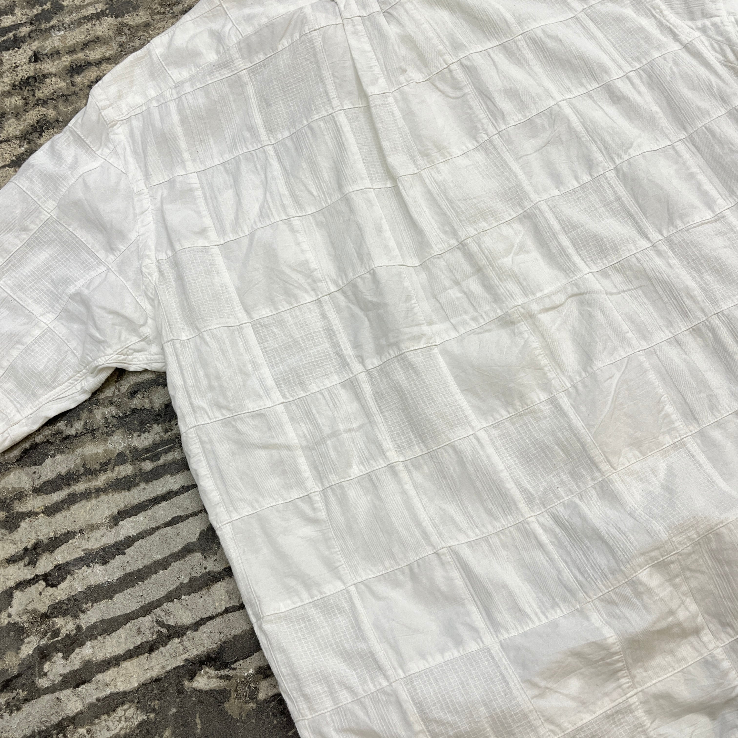 値下げ 90s ラルフローレン OLD Ralph パッチワーク 半袖 シャツ 90s Polo Ralph Lauren Caldwell Patchwork Shirt 90年代 ラルフ
