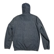 PAPAS PLUS パパス プラス ヒッコリー風 インディゴ ジップ パーカー ジャケット サイズ L /メンズ/日本製