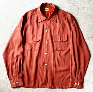 おにぎりマン様専用 〜1950's TOWNCRAFT Rayon gabardine shirt