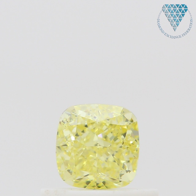 0.51 ct FANCY  YELLOW SI1 CUSHION GIA 天然  ダイヤモンド ルース