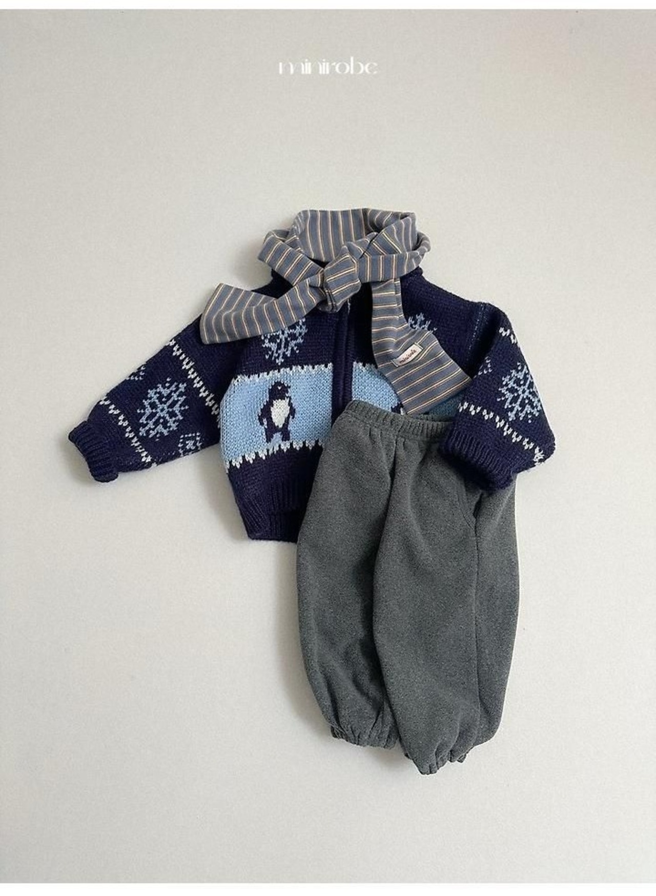 〖取寄〗韓国子供服 / 26winter / minirobe / カオマフラー / キッズ *FREE*