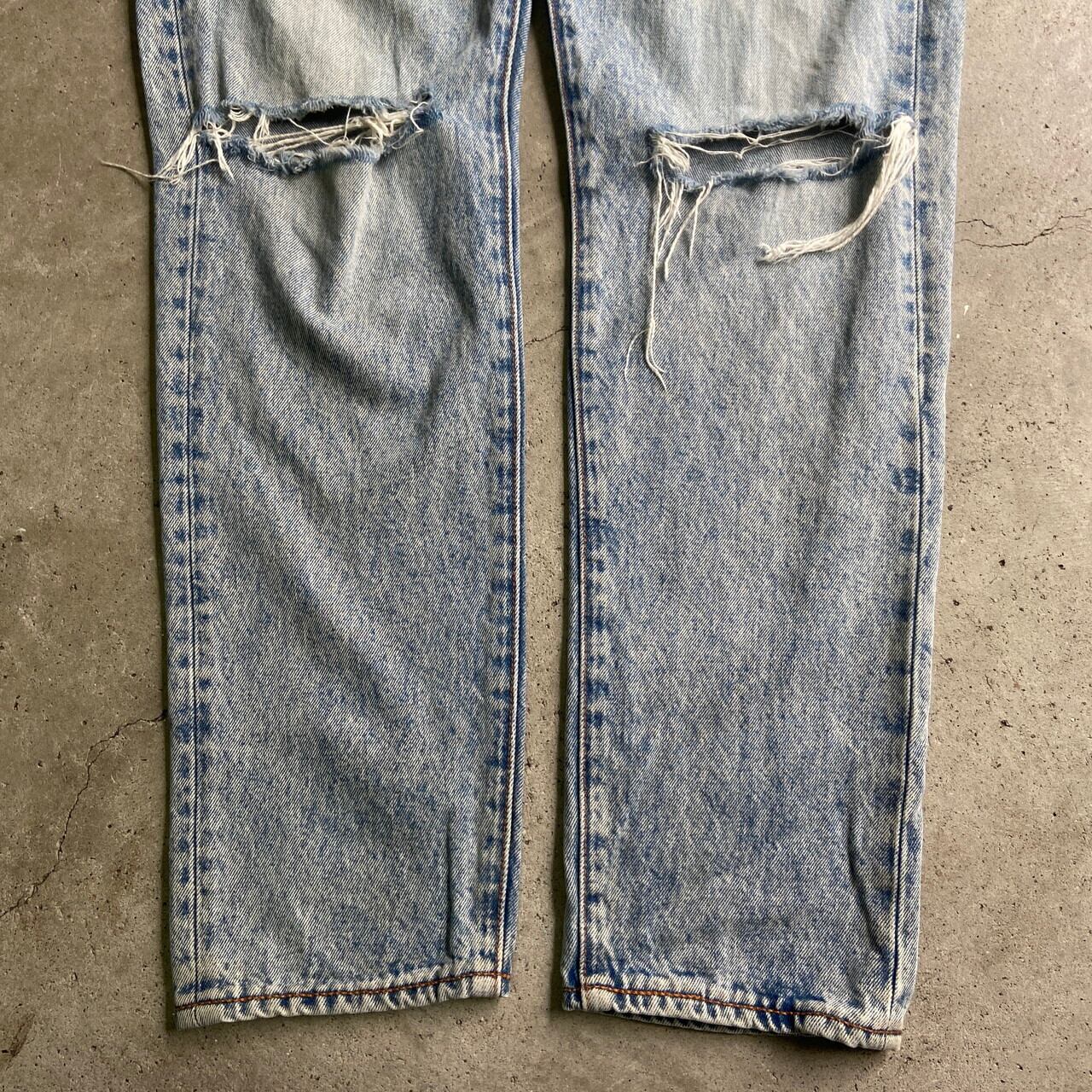 Levi's リーバイス 501 復刻 黒カンヌキ ストレート デニムパンツ