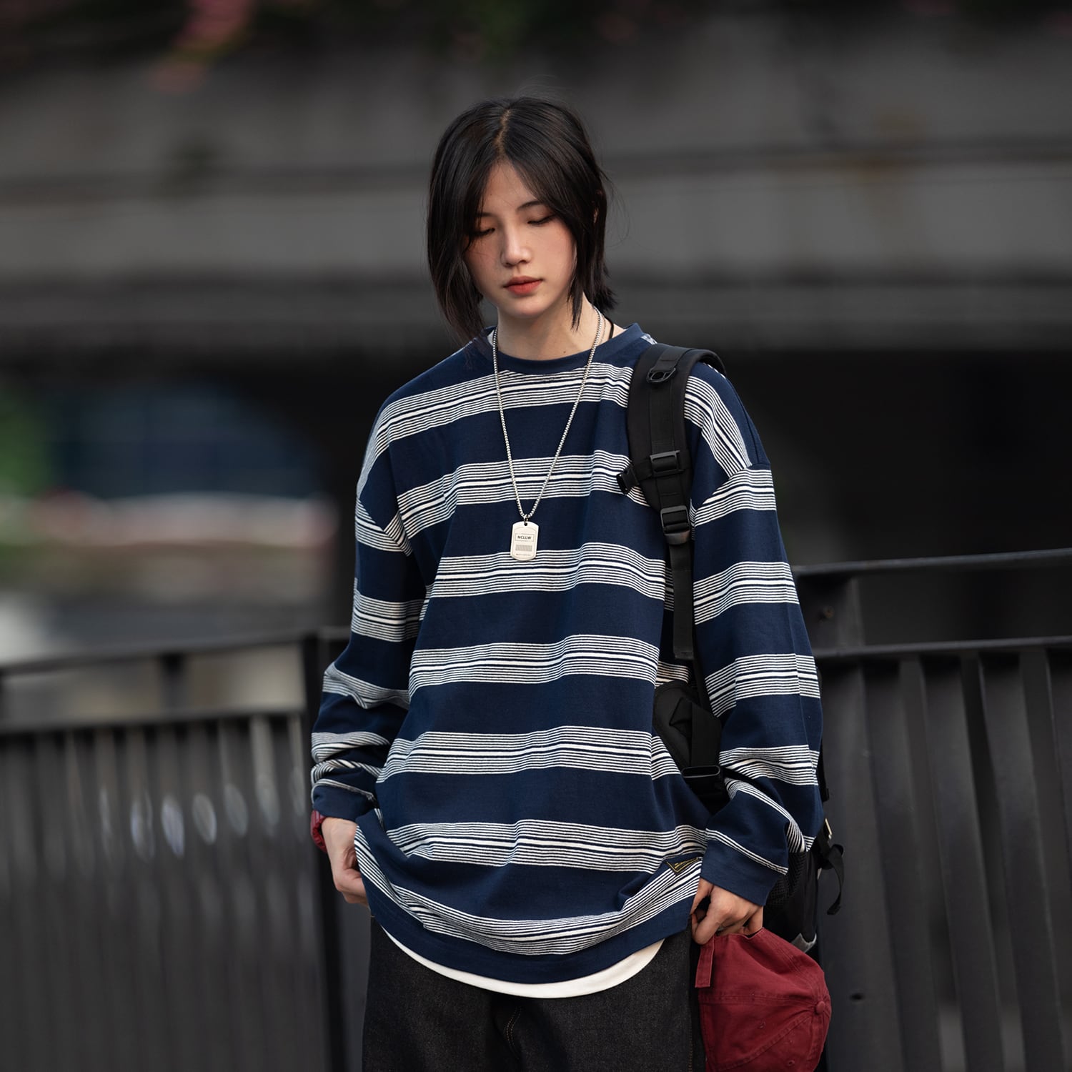 マルチストライプTシャツ / Multi Striped T-Shirt