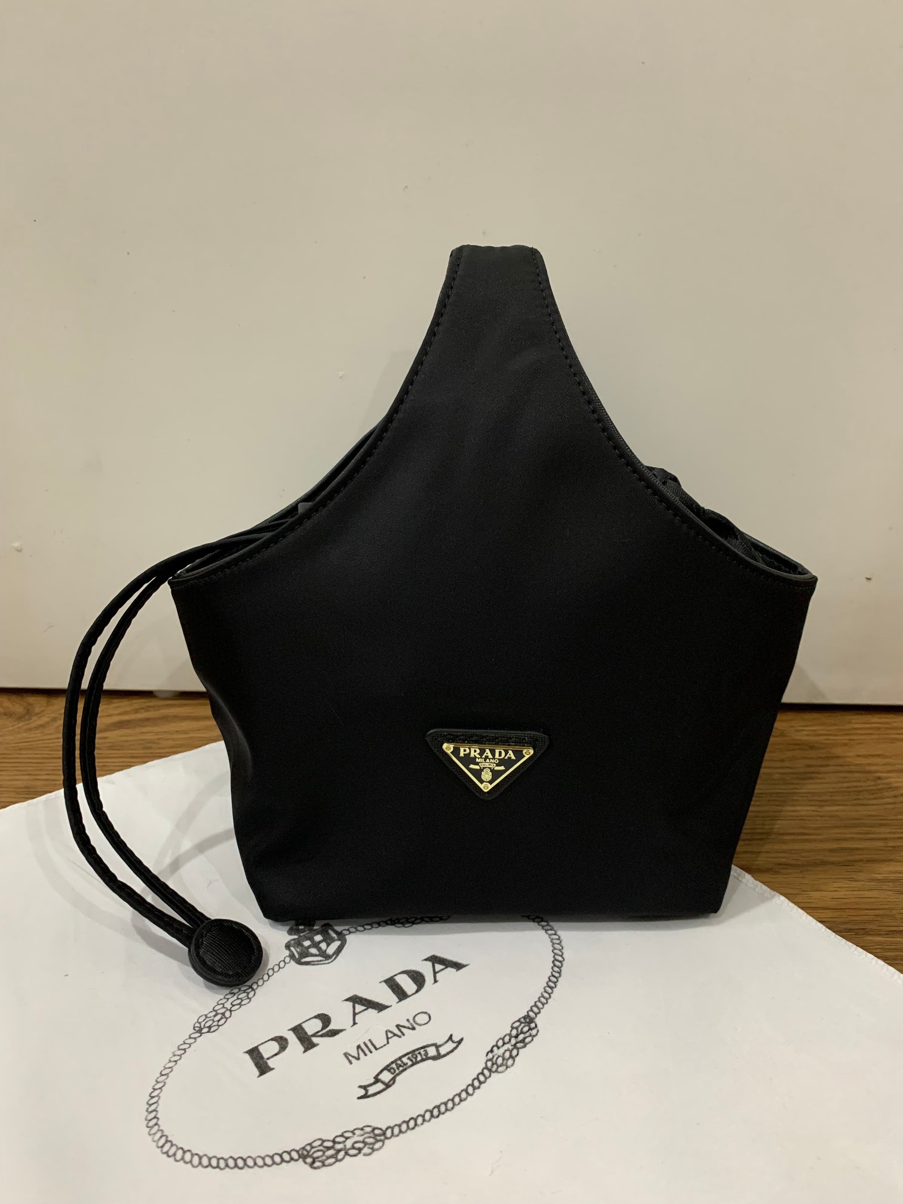 プラダ ミニトートバッグ ブラック PRADA ノベルティ プラダ ミニトートバッグ ブラック PRADA ノベルティ