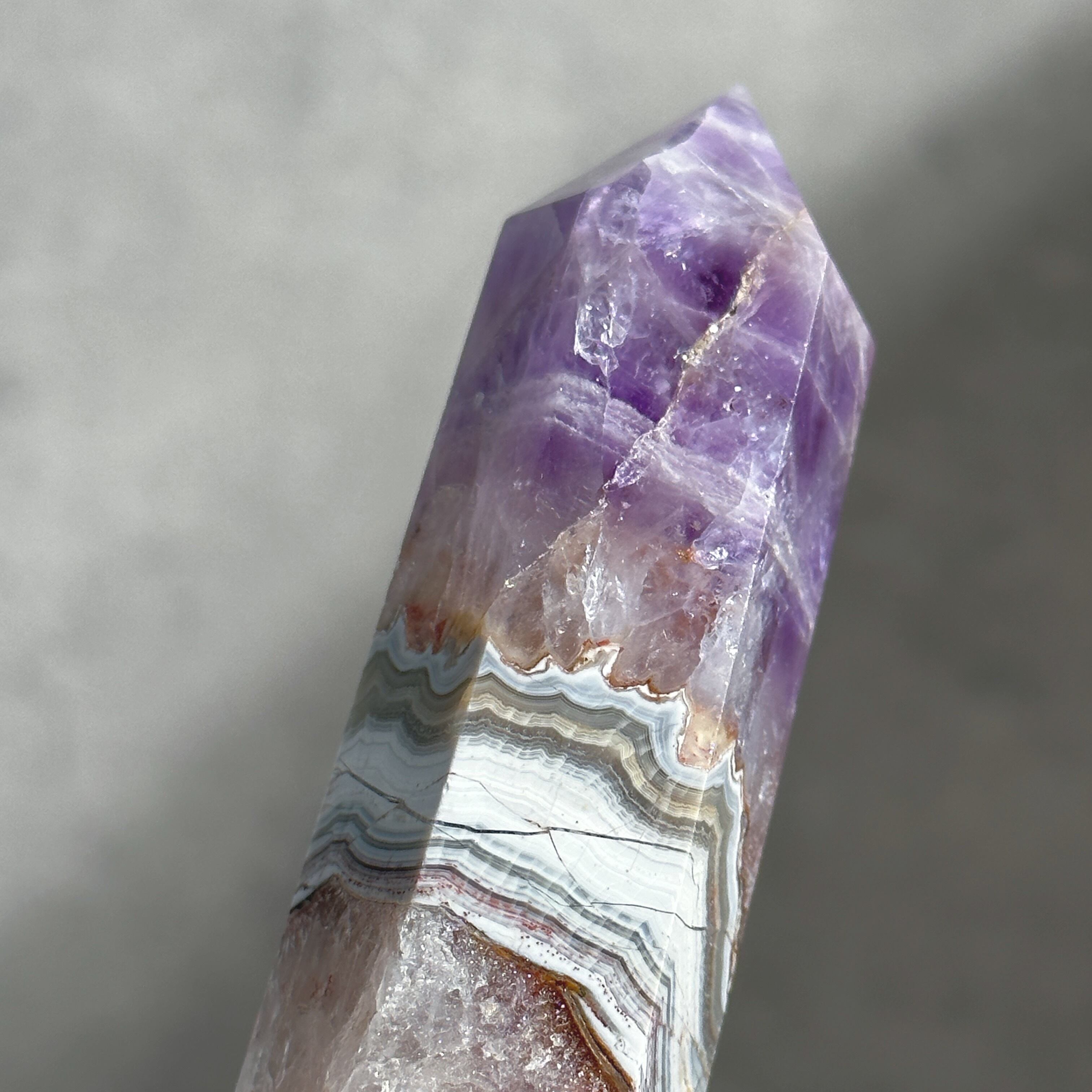 アメジスト×アゲート タワー34◇ Amethyst Tower ◇天然石・鉱物
