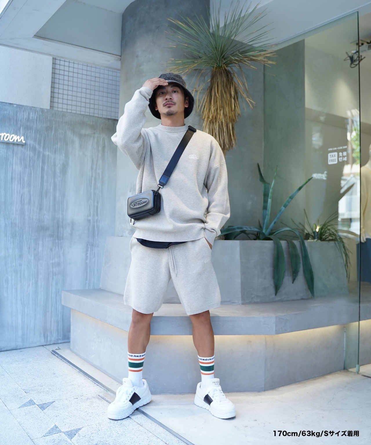 【#Re:room】SOFT SMOOTH WOOL KNIT SHORTS［REK126］