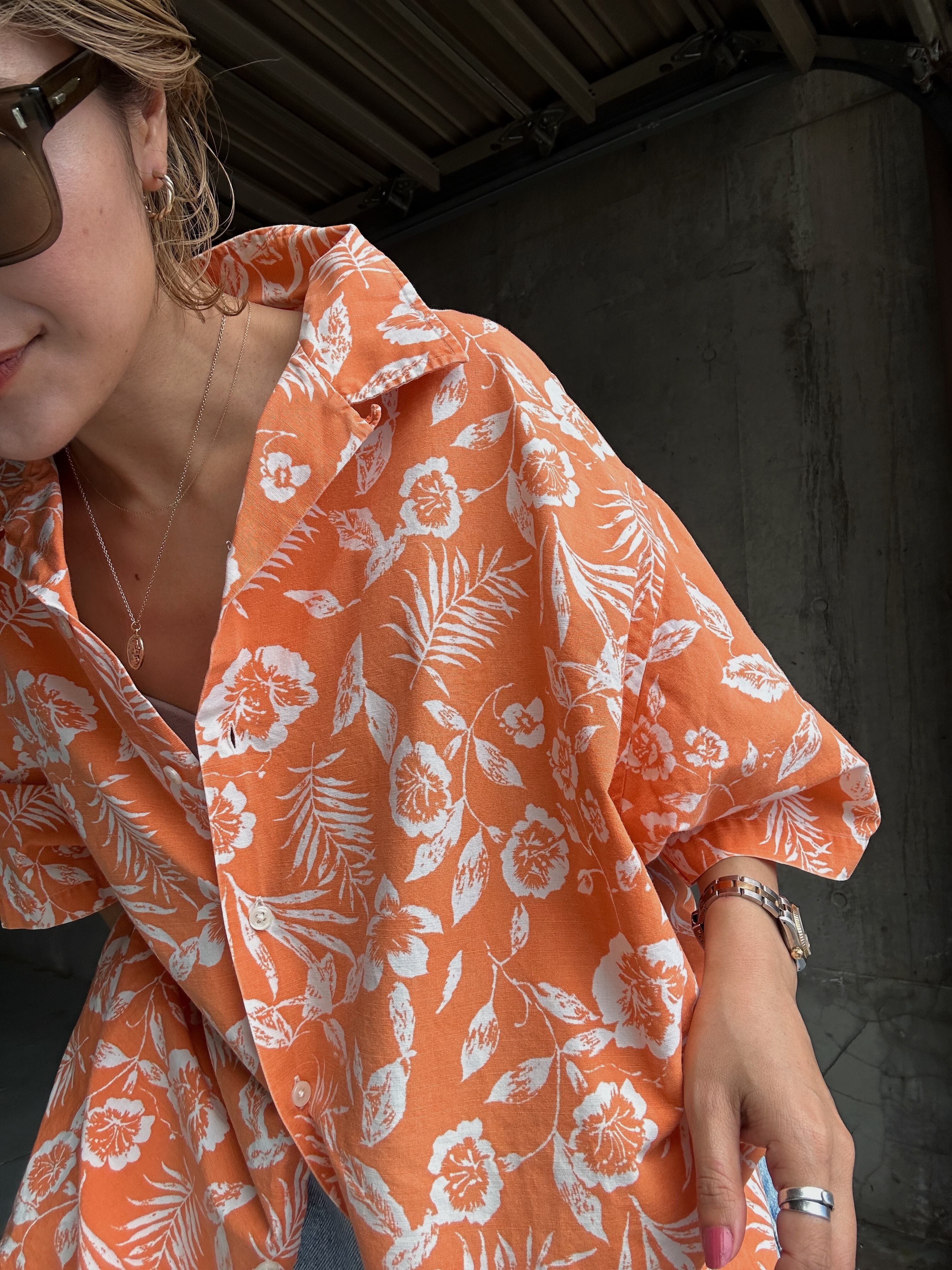 (SH1193) Polo Ralph Lauren “CALDWELL” cotton aloha shirt