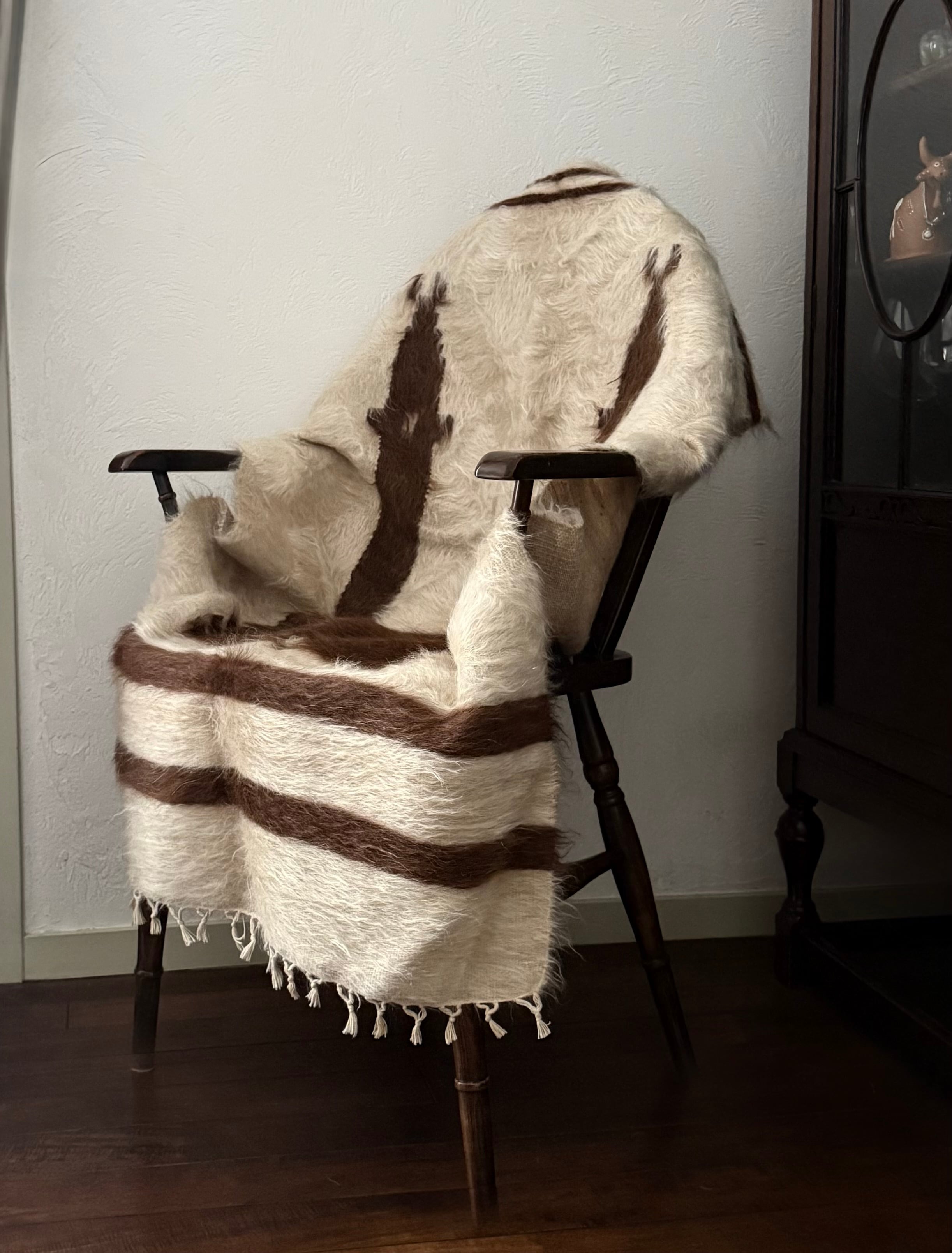 新品✳︎wool100％　チョコ　ミルキー　バッターニエ　トルコヴィンテージラグ 新品✳︎wool100％ チョコ ミルキー バッターニエ トルコヴィンテージ