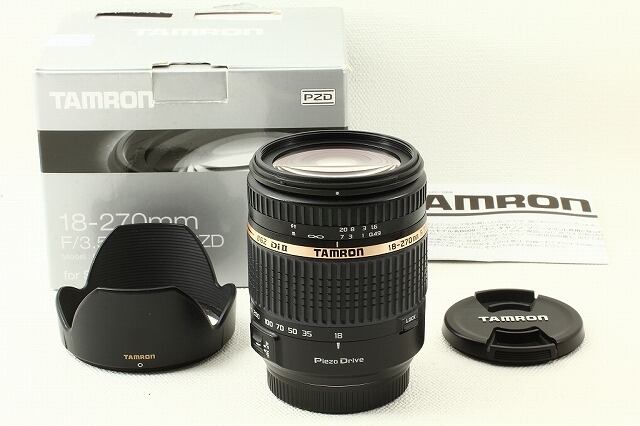 Tamron AF 18-270mm F3.5-6.3 DiII VC PZD B008 Sony ソニー 元箱付き 極上品ランク | ヒビノカメラ  Shop　中古カメラ・レンズ・三脚などの通販 powered by BASE