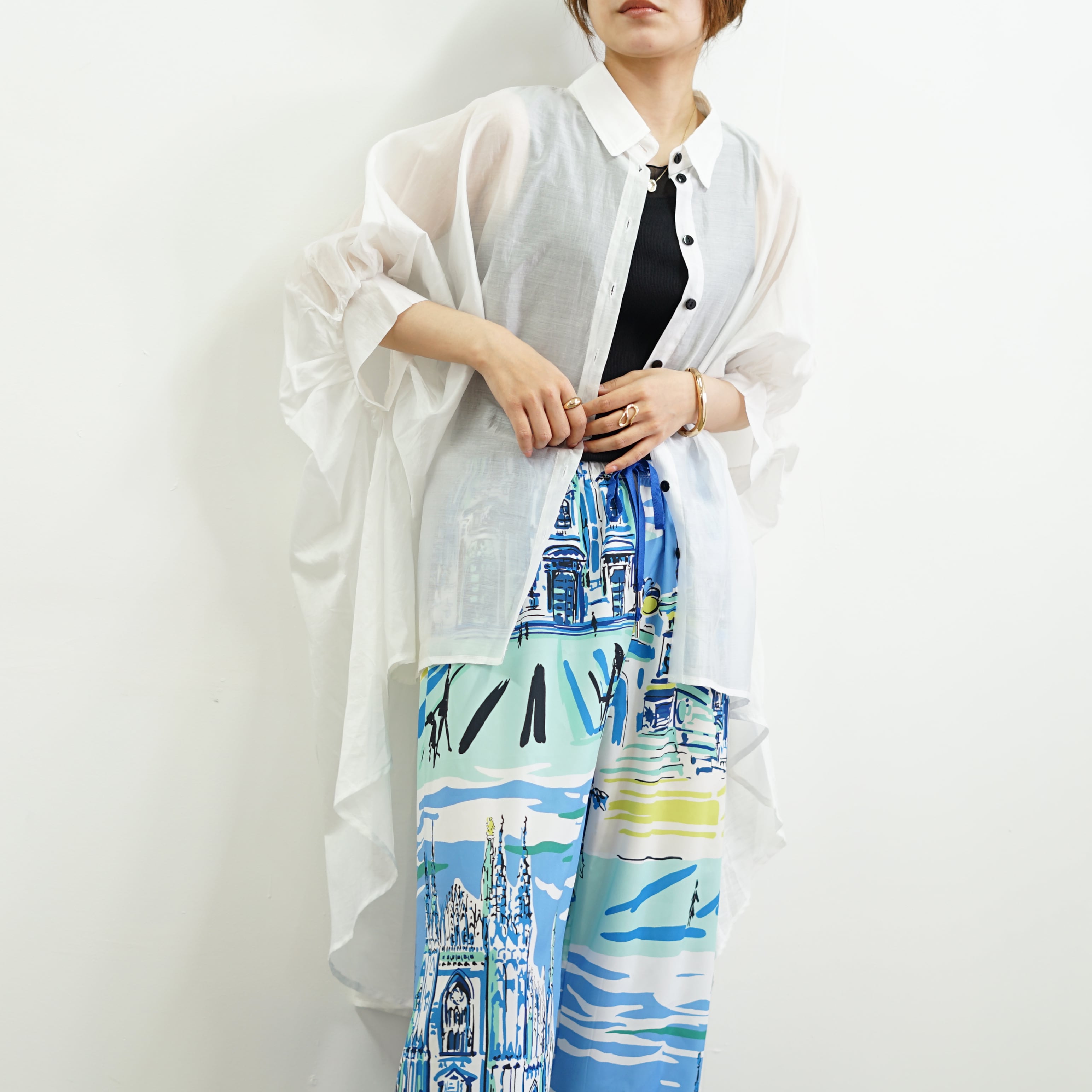 洗える！シルクバックロングシャツ | 7DAYS SHOP