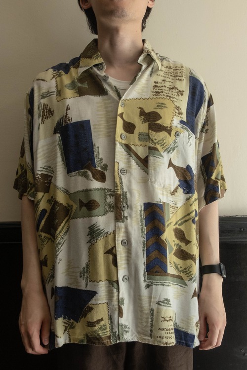 CASUAL LAND SPORTS WEAR レーヨンS/Sシャツ 380B