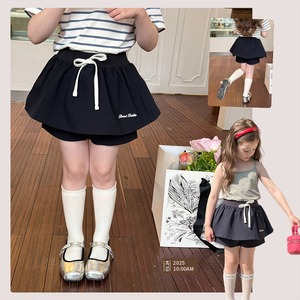 夏英字柄k-popスカート