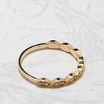 ダイヤモンド デザインリング H&C K18 / 0.100ct