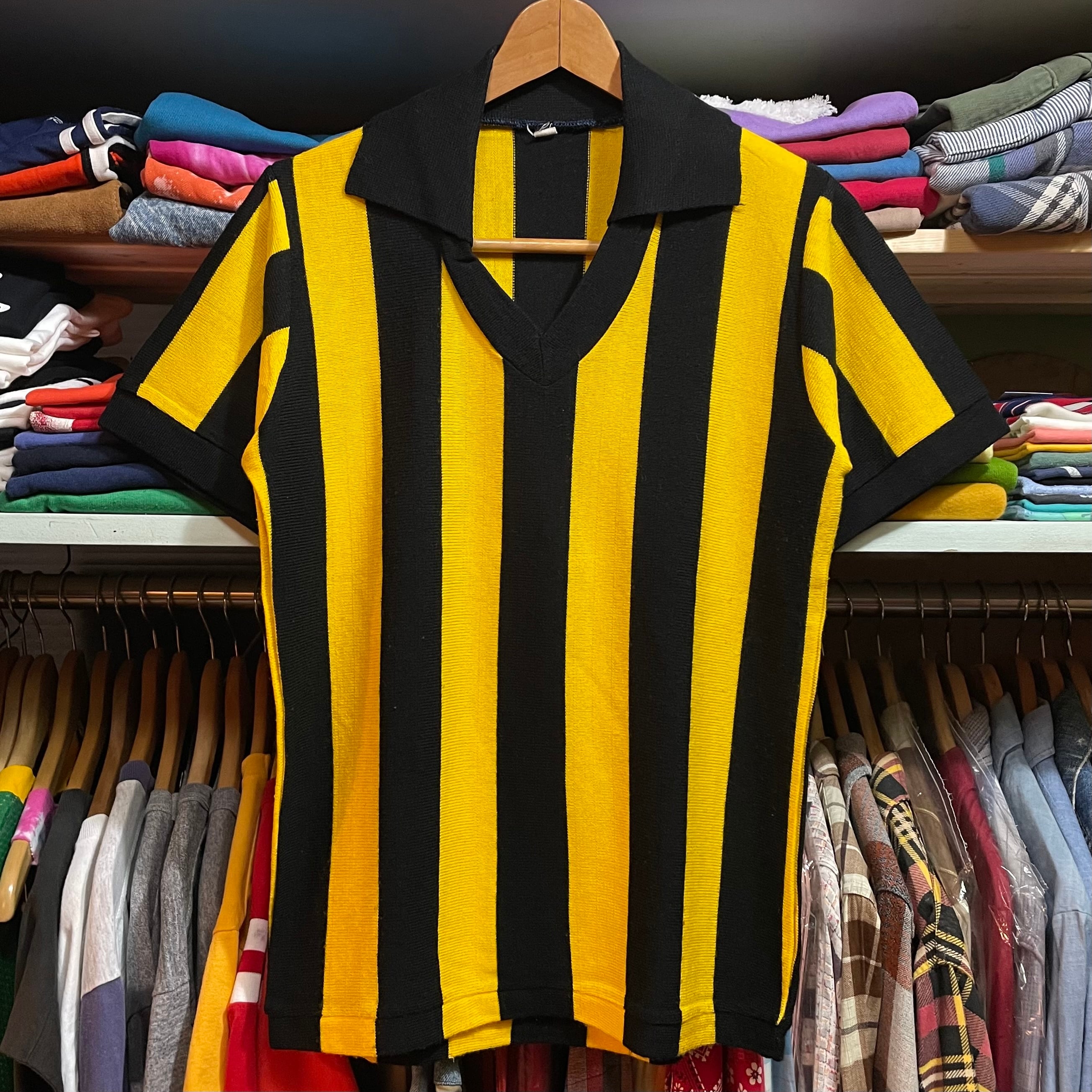 60's knit polo shirt (beady clothig)