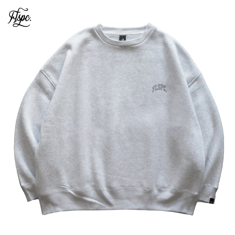 FLSPC. : CREW SWEAT "ARCH" (ASH)