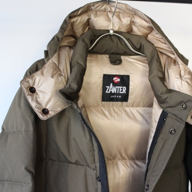 ZANTER JAPAN VINTAGE DOWN JACKET （Khaki） | C.COUNTLY ONLINE