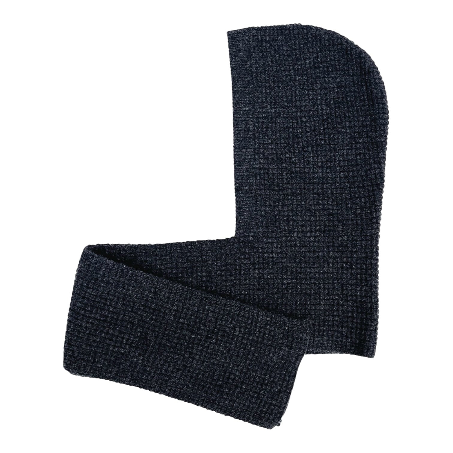 【COMFORTABLE REASON】Wool Hood Scarf(CHARCOAL)〈国内送料無料〉