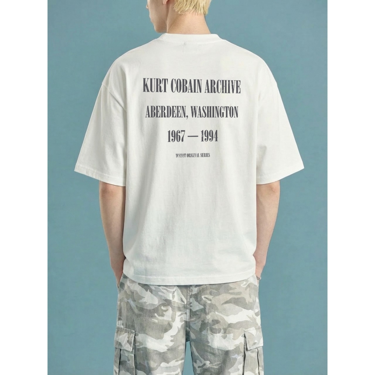 WSHOT Original KURT D. COBAIN Boxy Fit Tee WS160