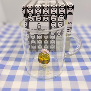 ICHENDORF（イッケンドルフ）DP カクタスマグ 450ml ピンク｜耐熱ガラス マグ