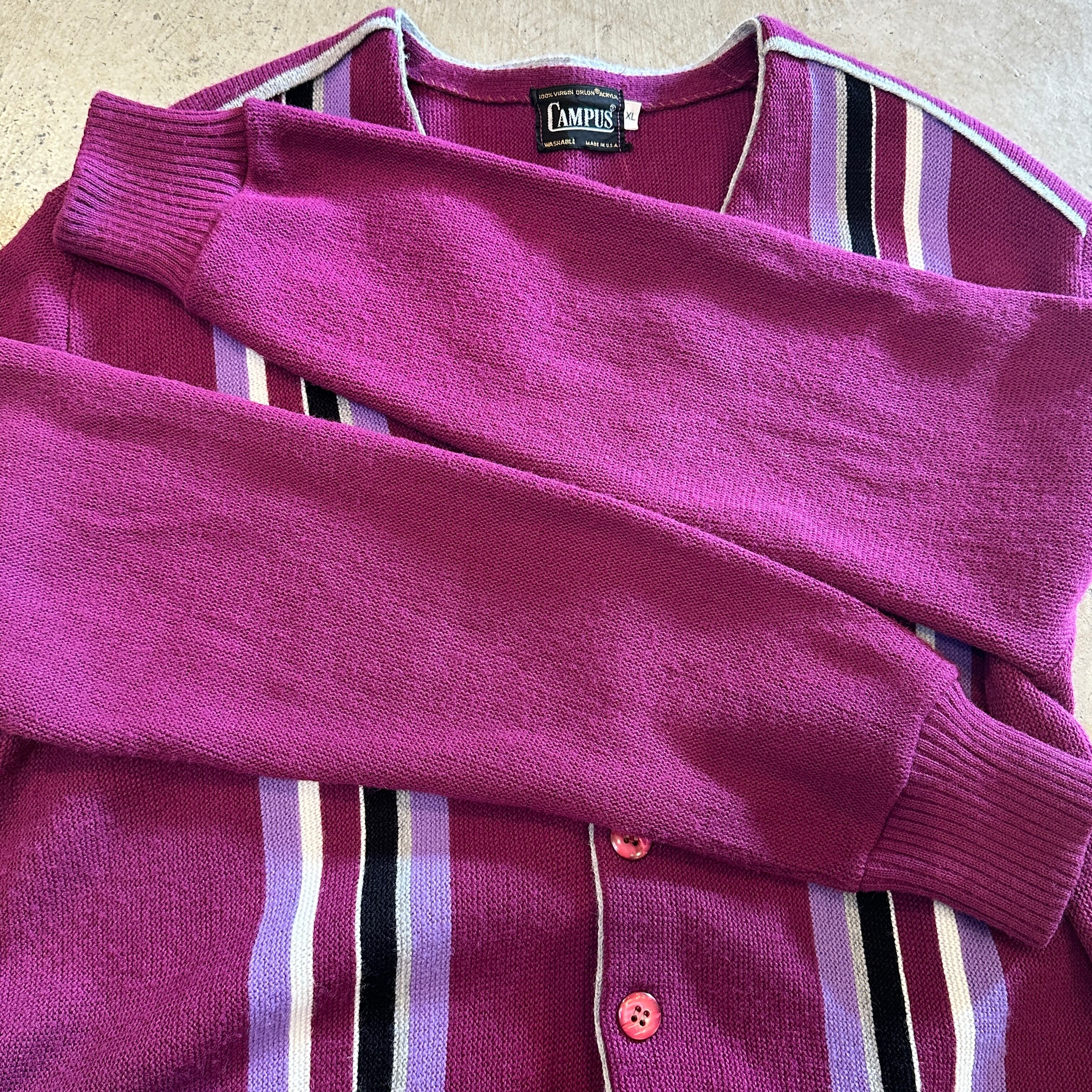 1960s CAMPUS ACRYLIC CARDIGAN | safarionline