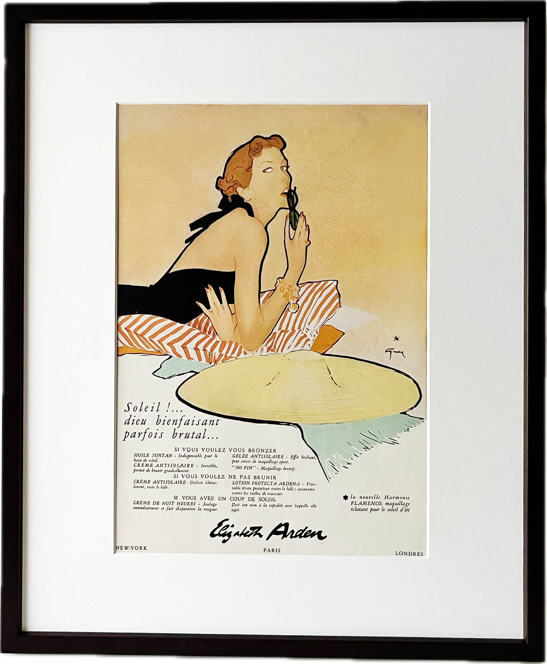 Champagne Gosset 額縁ヴィンテージ・アートポスター Champagne Gosset 額縁ヴィンテージ・アートポスター Champagne