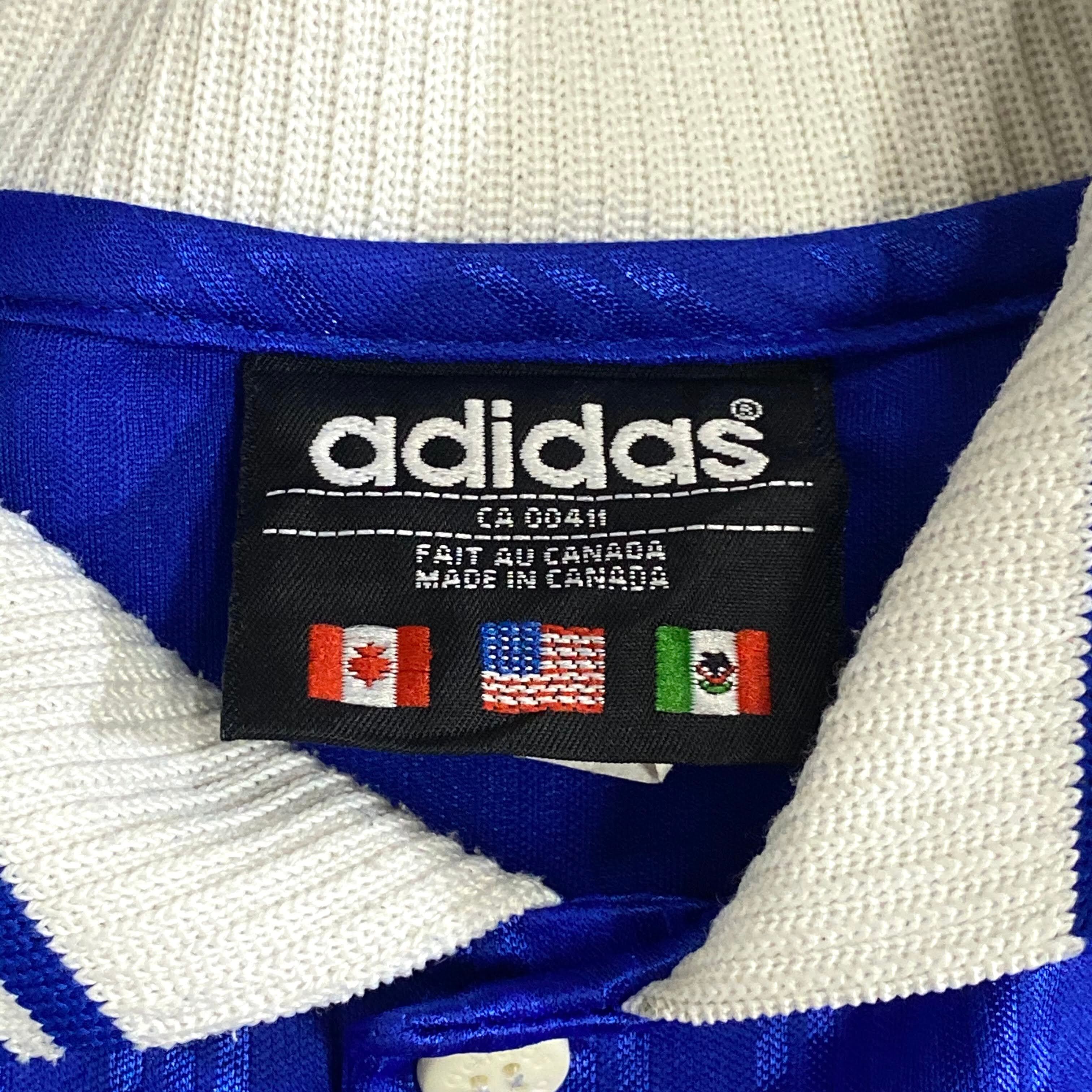 カナダ製 80~90年代 アディダス adidas ゲームシャツ サッカー ...