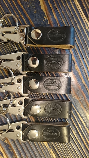 BAA COSTUME MFG."BAA SIGNATURE KEY HOOK" HORWEEN CHROME EXCEL LEATHER