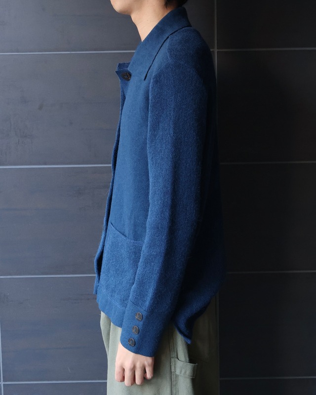 2 pocket shirt knit cardigan