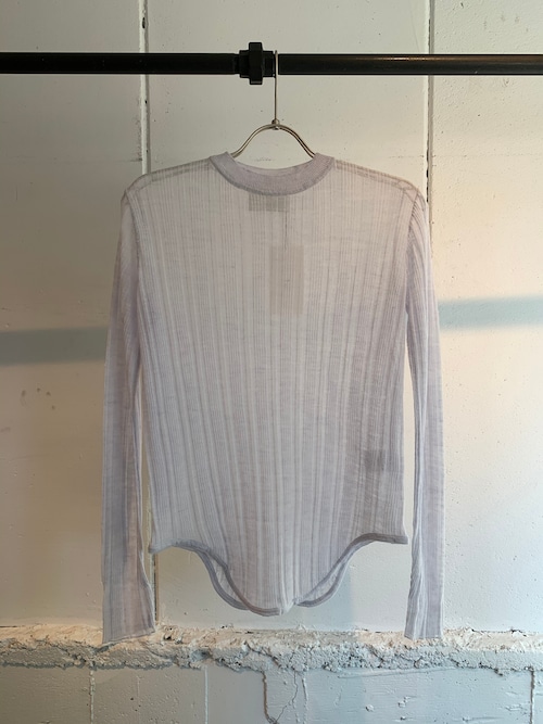 TAN   SHEER RIB P.O (lavender)