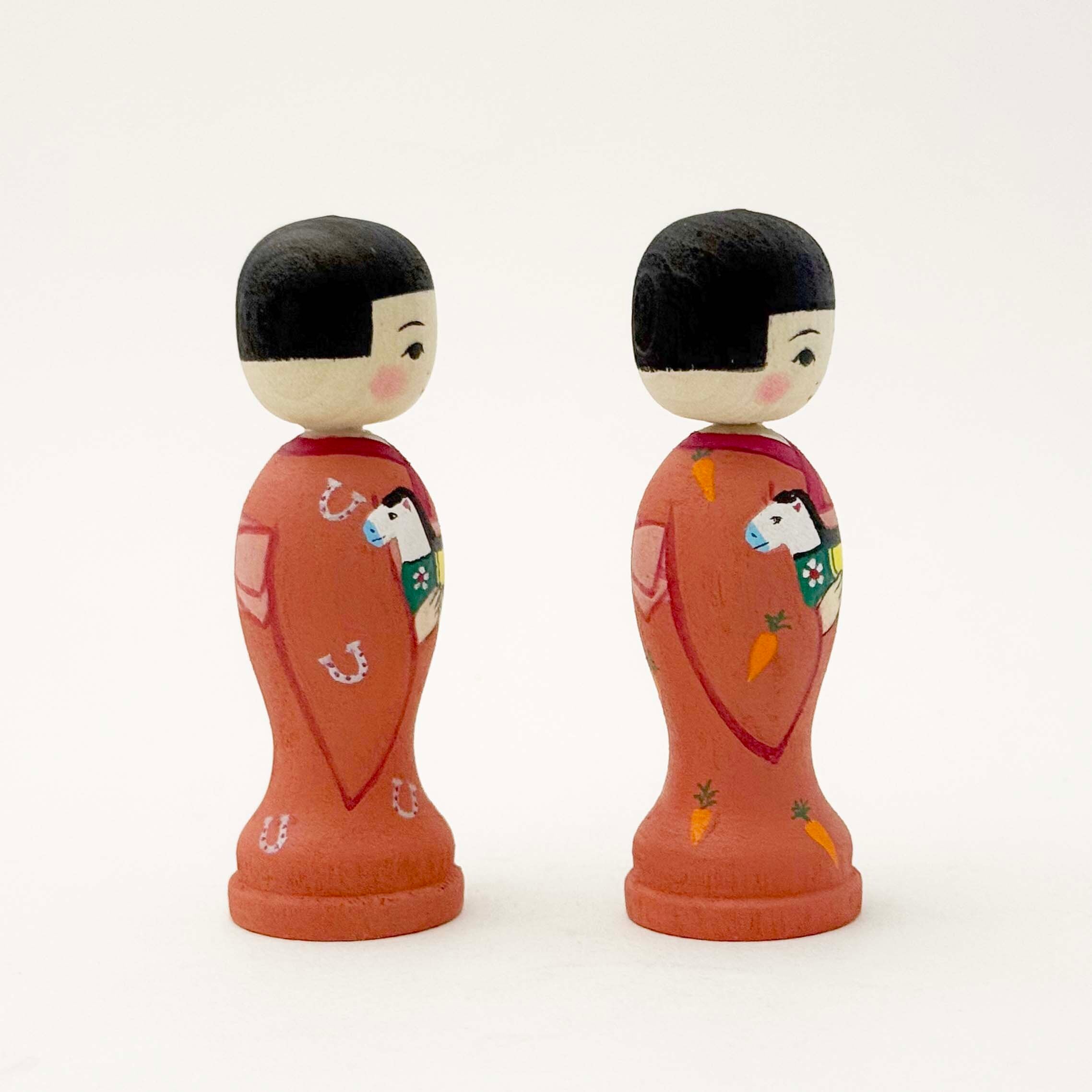 干支 午娘こけし（笹原綾工人）