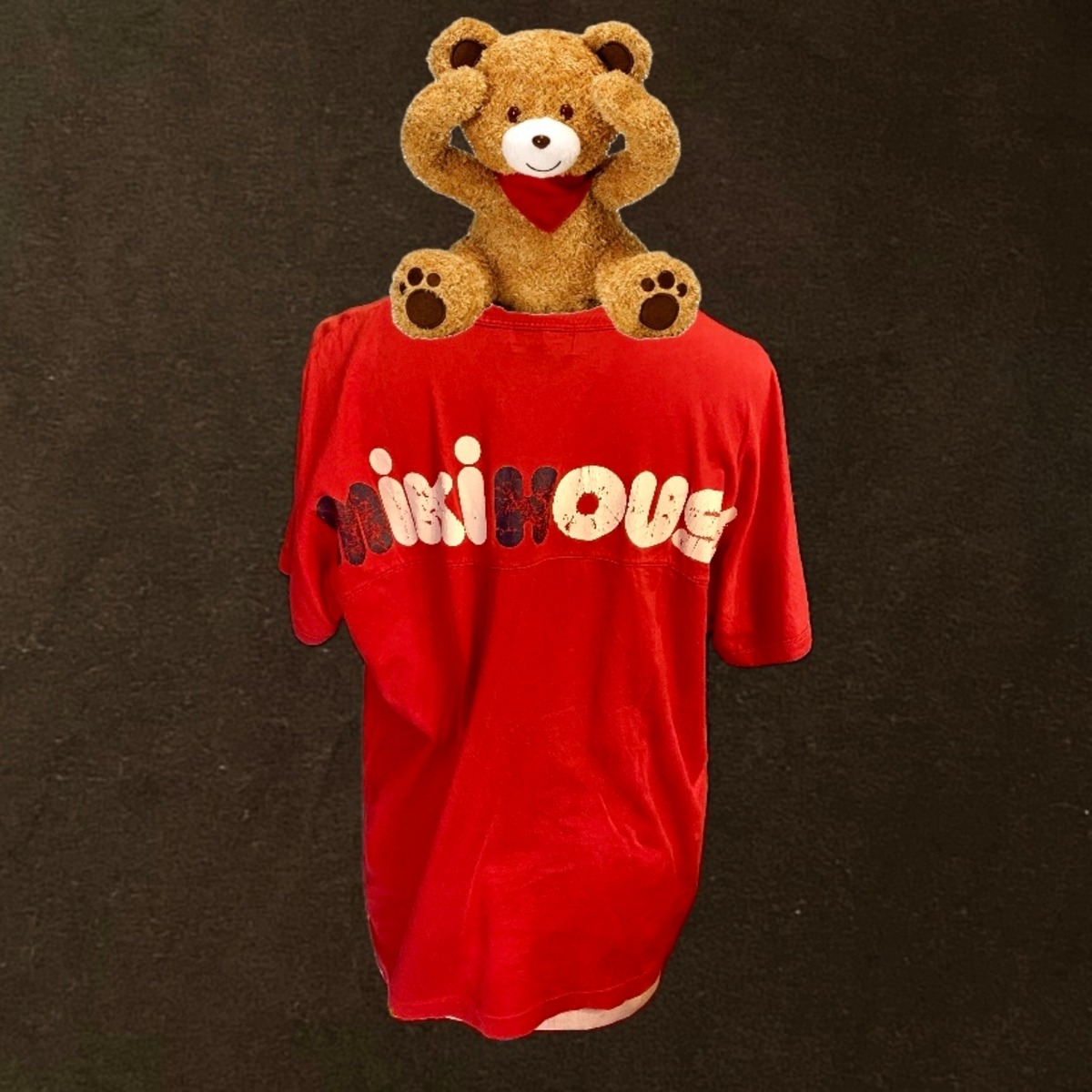 vintage 90s mikihouse ロゴTシャツ 赤 オールドミキハウス レトロ 