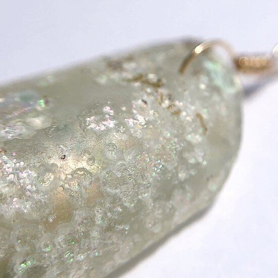 一点物✧希少✧ローマングラス ネックレストップ✧silver925 一点物✧希少ローマングラスネックレストップ✧silver925