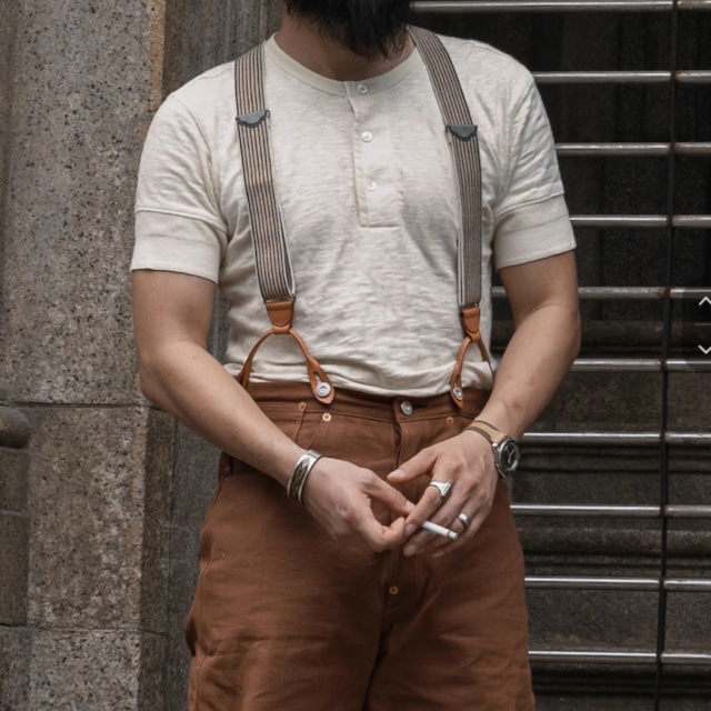 ヘンリーカラー半袖Tシャツ 225827