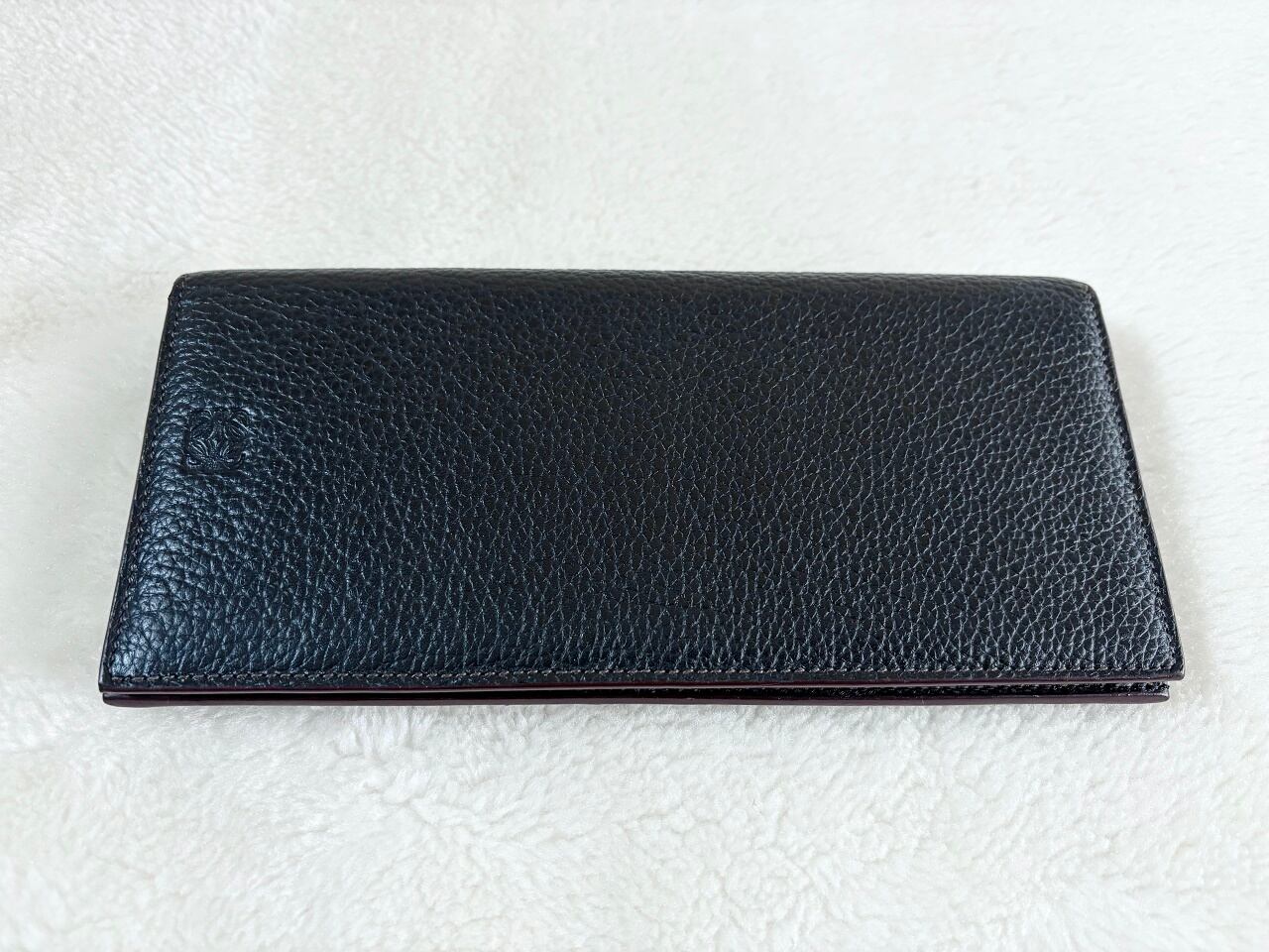 LOEWE Anagram leather wallet BLACK