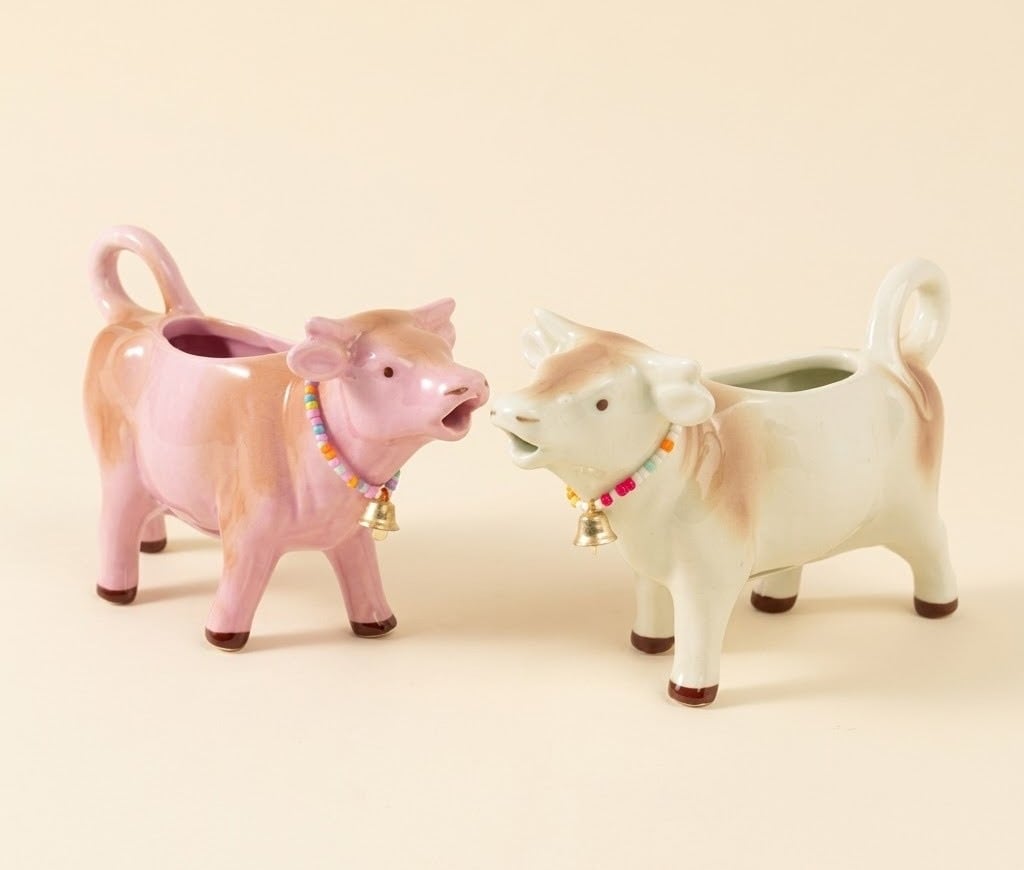 【rice】 Ceramic Milk Jug Cow Shape COWセラミックミルクジャグ/陶器