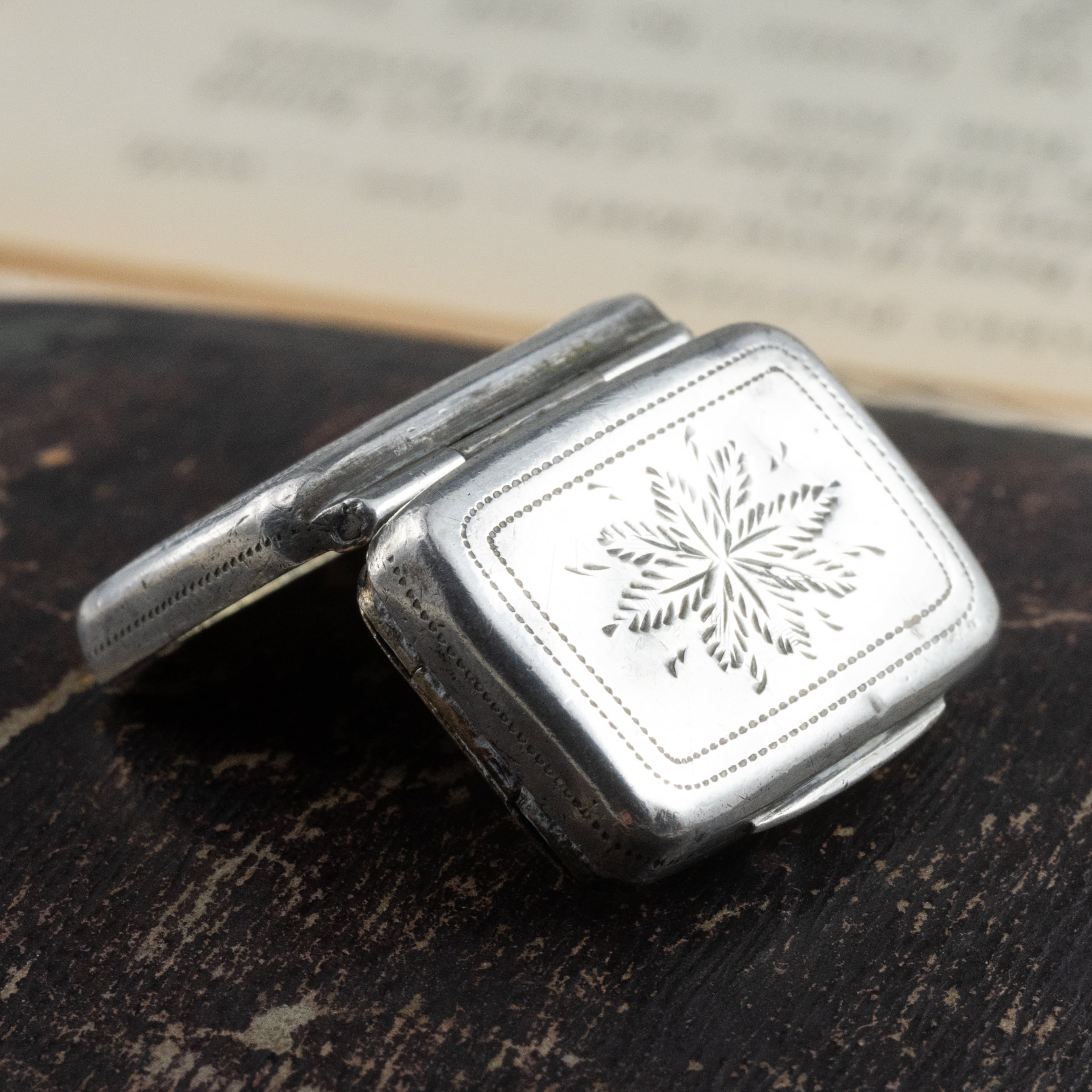 イギリス アンティーク シルバー ヴィネグレット 〜香りに秘め