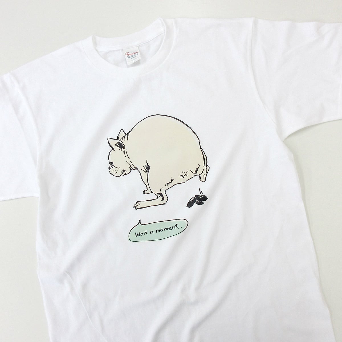 うんち フレブル Tシャツ dog09a フレンチブルドッグ 夏 癒しポーズ