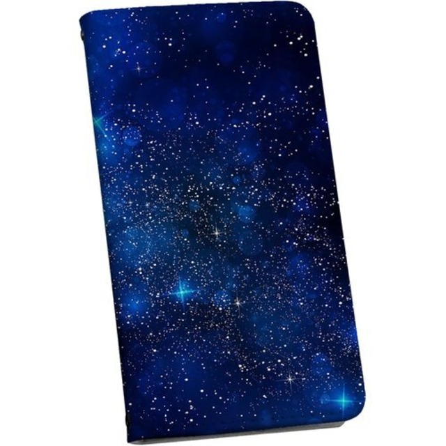 iphone7 ケース カバー 手帳 スマコレ 手帳型 レザー 手帳タイプ 革 スマホケース スマホカバー 012483 空 夜空 星 26