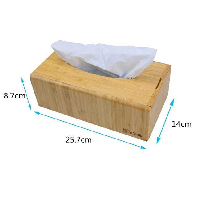 良木工房(YOSHIKI) 竹製 ティッシュボックス マグネット ティッシュ ケース おしゃれ ボックスティッシュカバー 蓋付き 卓上 ティッシュ 収納 リモコンラック SDGs 脱プラ YK-TB1