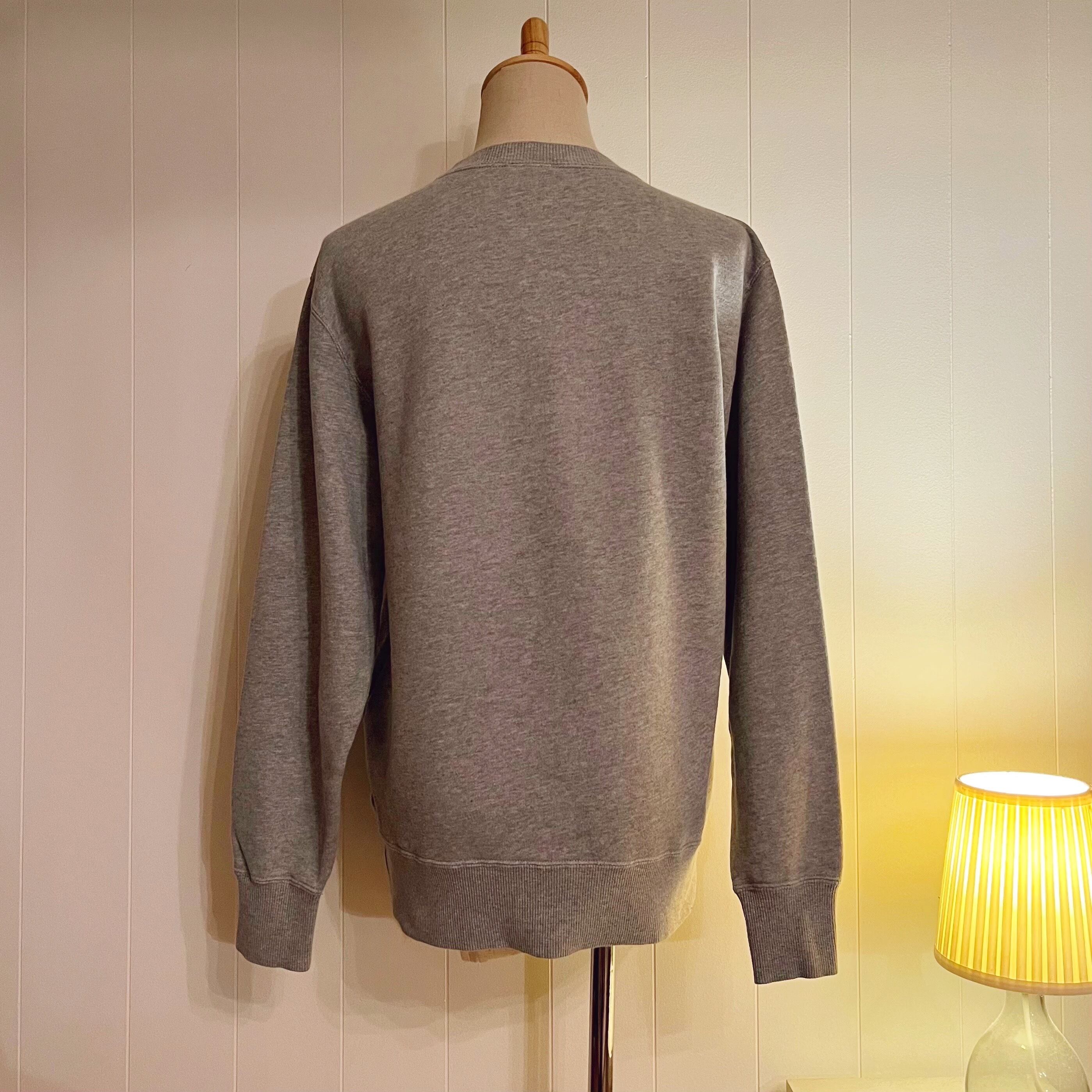 remake / side street light ribbon gray sweat