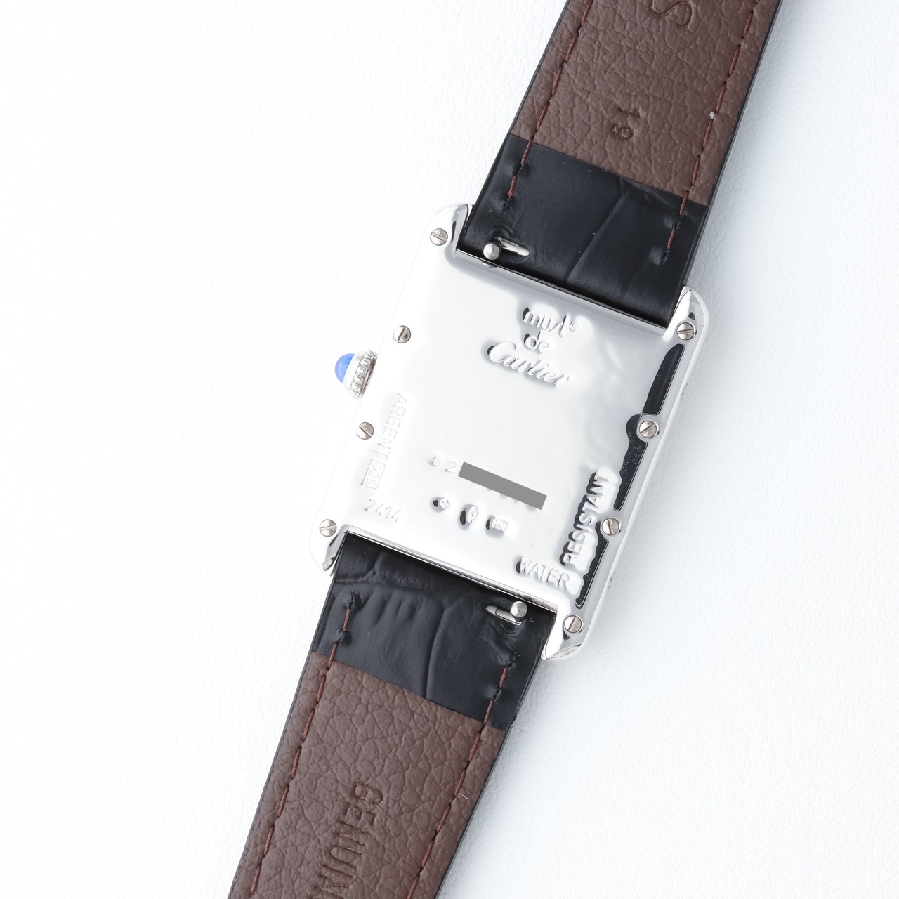 カルティエ マストタンクXL アラビア文字盤 シルバー