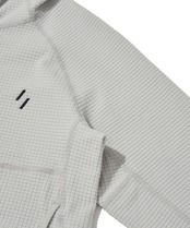 THERMOSQUARE FLEECE ZIP HOODIE_WHITE