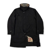 BURBERRY バーバリー 裏チェック ノバチェック ダウンライナー付き コート サイズ M /メンズ/ブラック/襟フード収納/三陽商会