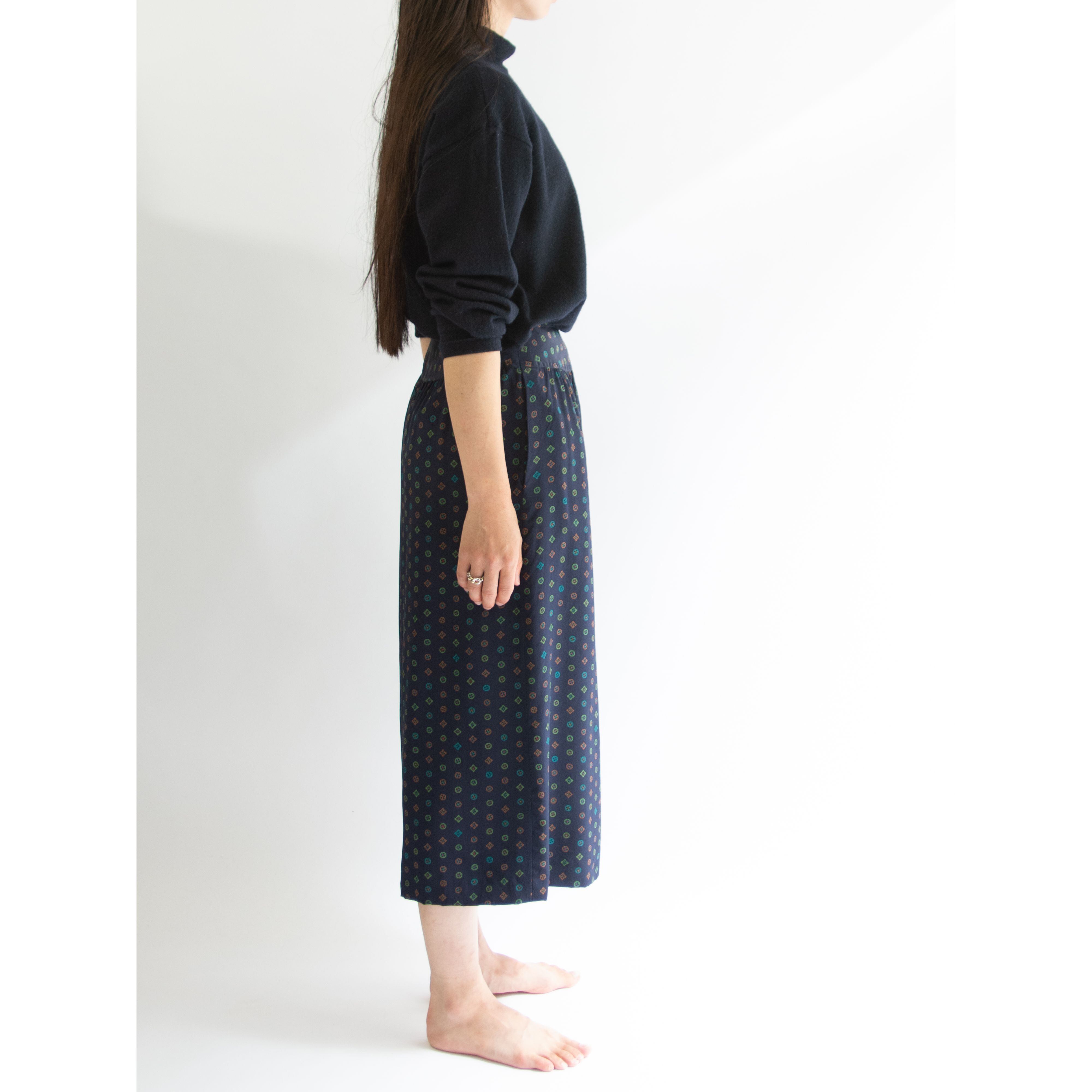 【NIENDORF】Made in W.Germany 100% Silk Skirt（西ドイツ製 シルクスカート）